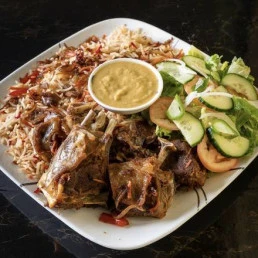 Authentic Ethiopian vegetarian dishes at Dirre Restaurant Calgary