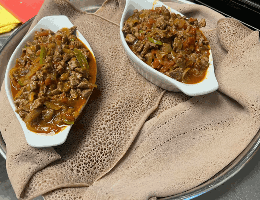 Experience authentic Ethiopian cuisine at Dirre Restaurant in Calgary
